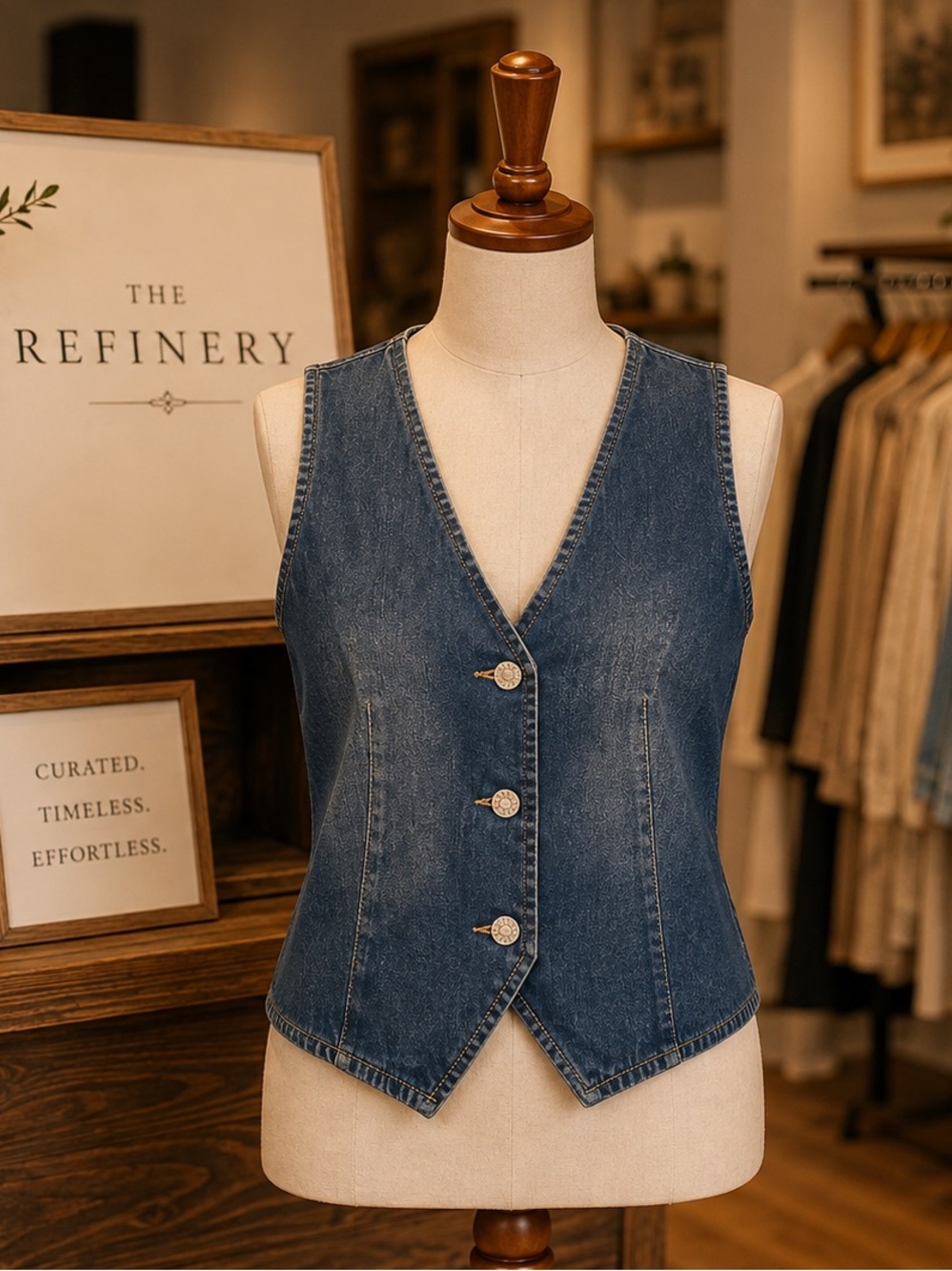 URBAN DAIZY - Denim Vest NWT
